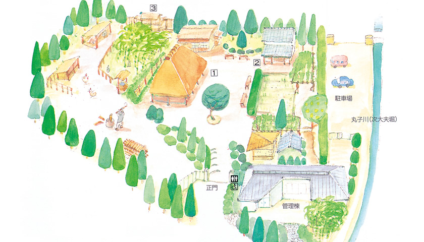 岡本公園民家園の施設の画像
