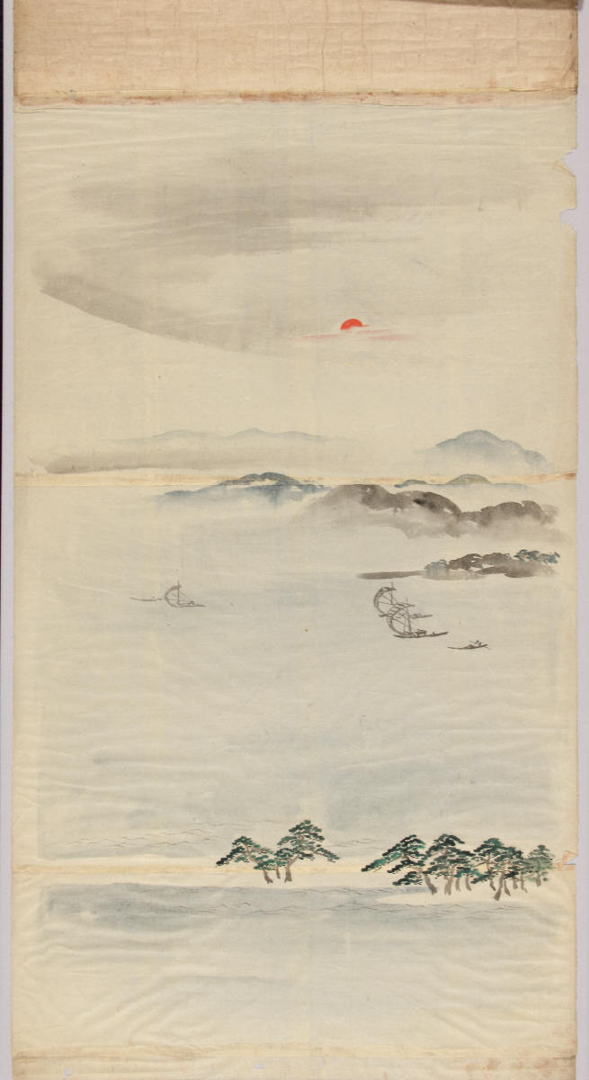 法眼洞春筆意写 和山水