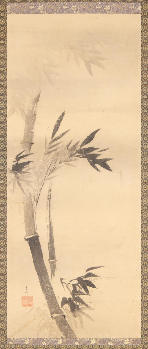 墨竹図