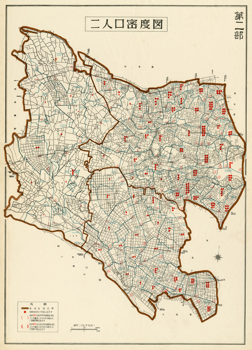 人口密度図