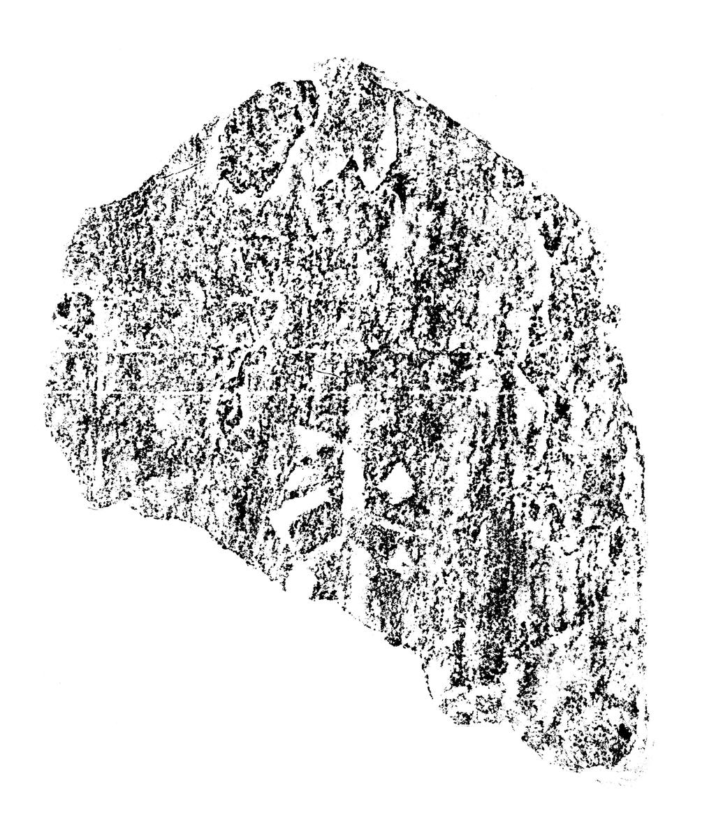 阿弥陀種子板碑片