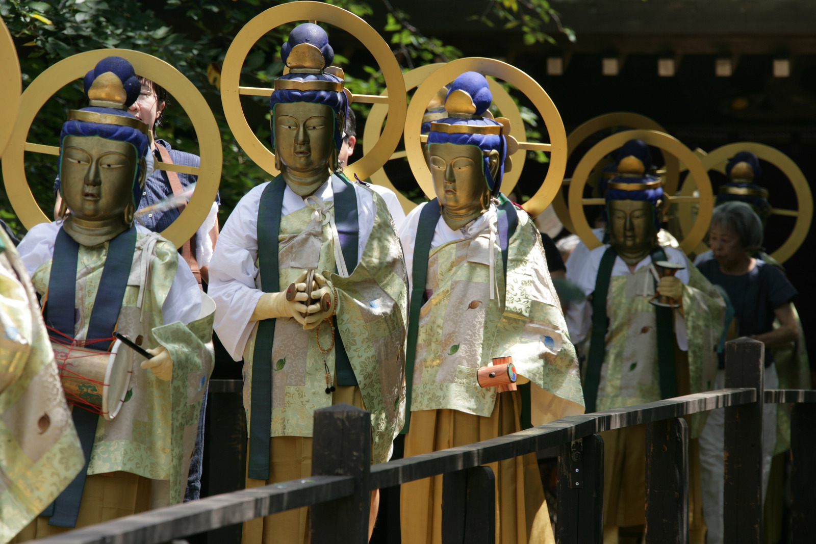 浄真寺の二十五菩薩練供養