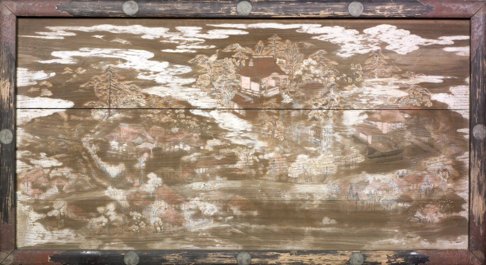 板絵着色大蔵氷川神社奉納絵図