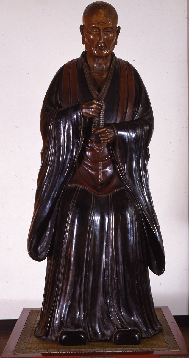 乾漆珂碵上人倚像