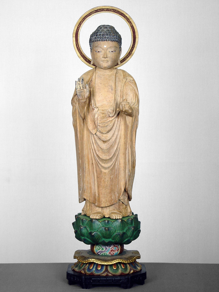 勝國寺の木造薬師如来及び脇侍日光菩薩立像