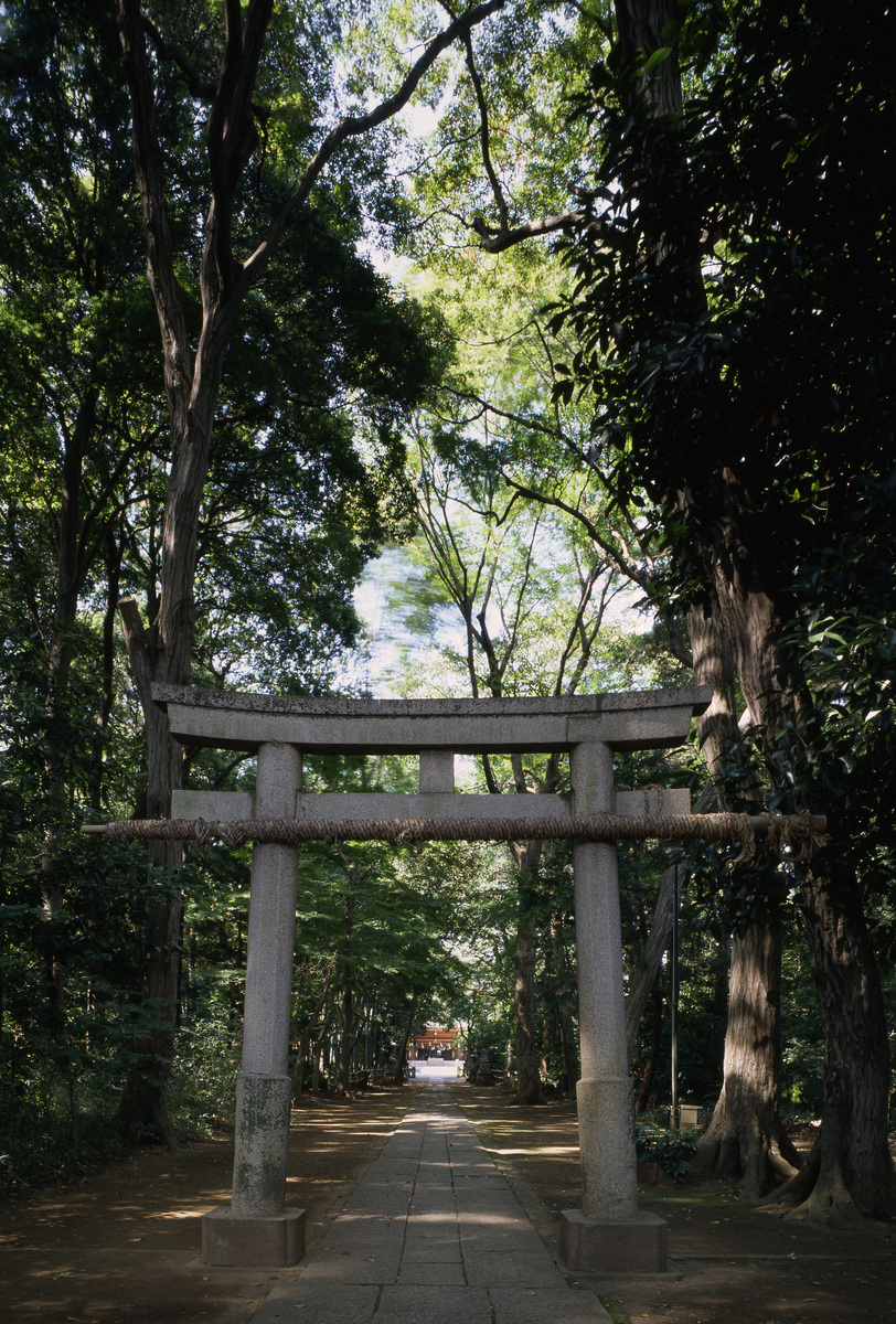 喜多見氷川神社石鳥居