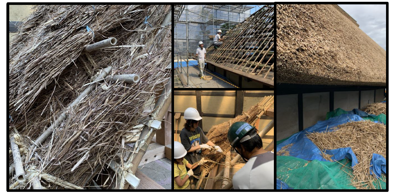 第2回 重要文化財 大場家住宅 茅葺き見学会